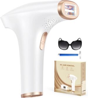 Haarlosy Depiladora Láser IPL Sin Dolor para Rostro, Bikini y Cuerpo, GLY01