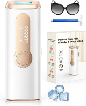 Haarlosy Depiladora Laser IPL con Refrigeración para Todo el Cuerpo, GLY06