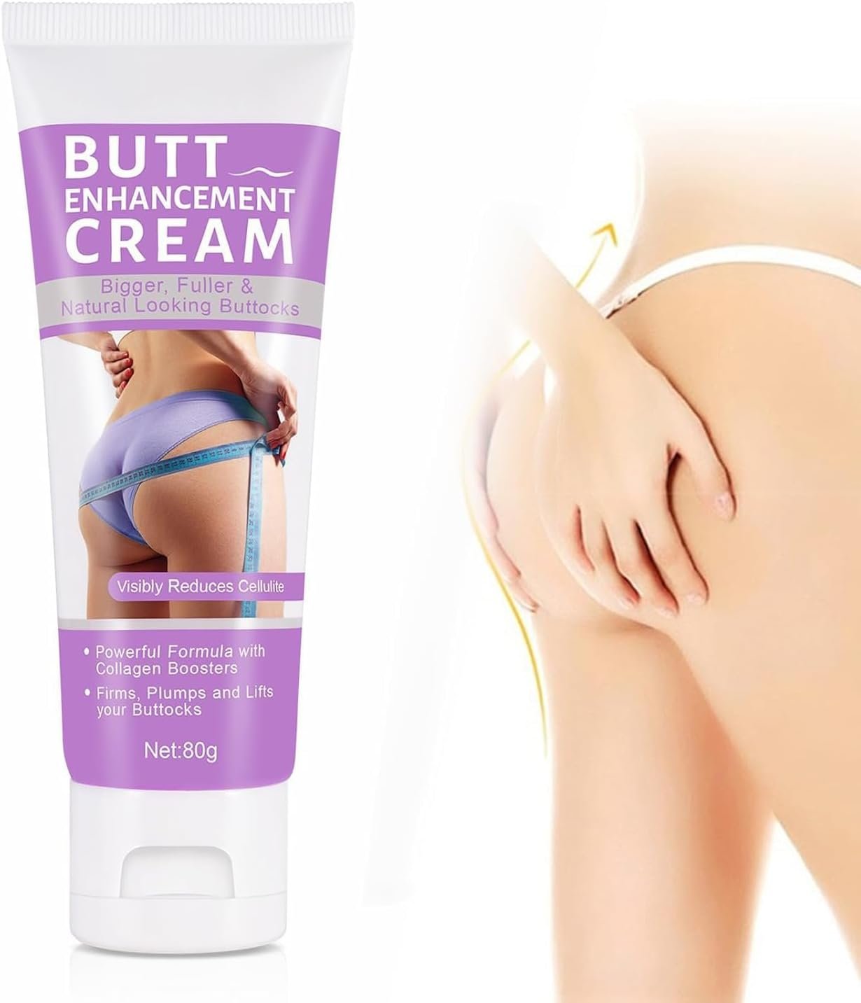Crema Levantadora De GlúTeos, Para El Aumento De GlúTeos, Crema Moldeadora de Rebote, para Levantar Crea Caderas Femeninas Apretadas y Sensuales