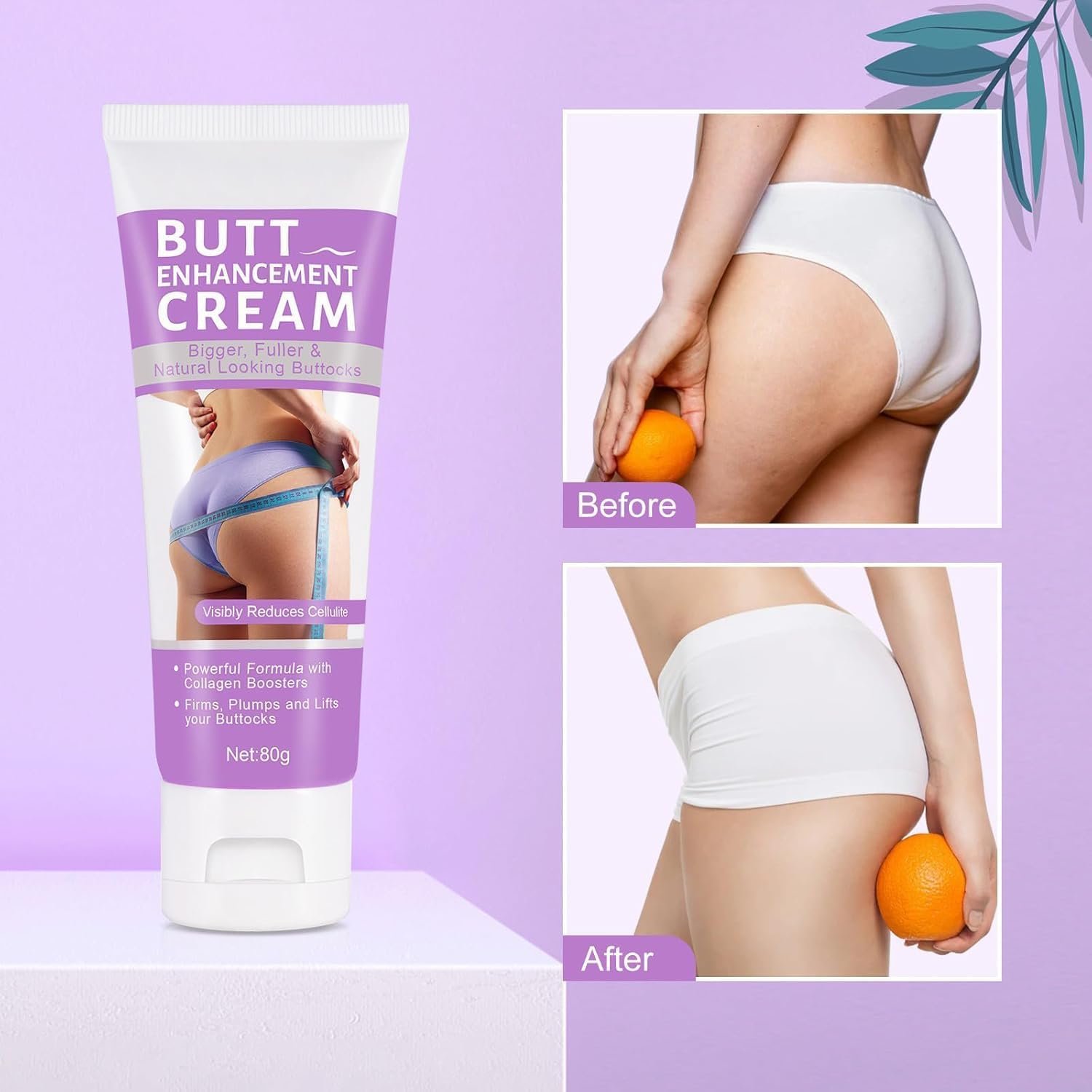 Crema Levantadora De GlúTeos, Para El Aumento De GlúTeos, Crema Moldeadora de Rebote, para Levantar Crea Caderas Femeninas Apretadas y Sensuales - Imagen 3