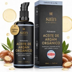 Satin Naturel Aceite de Argán Bio Prensado en Frío 100 ml