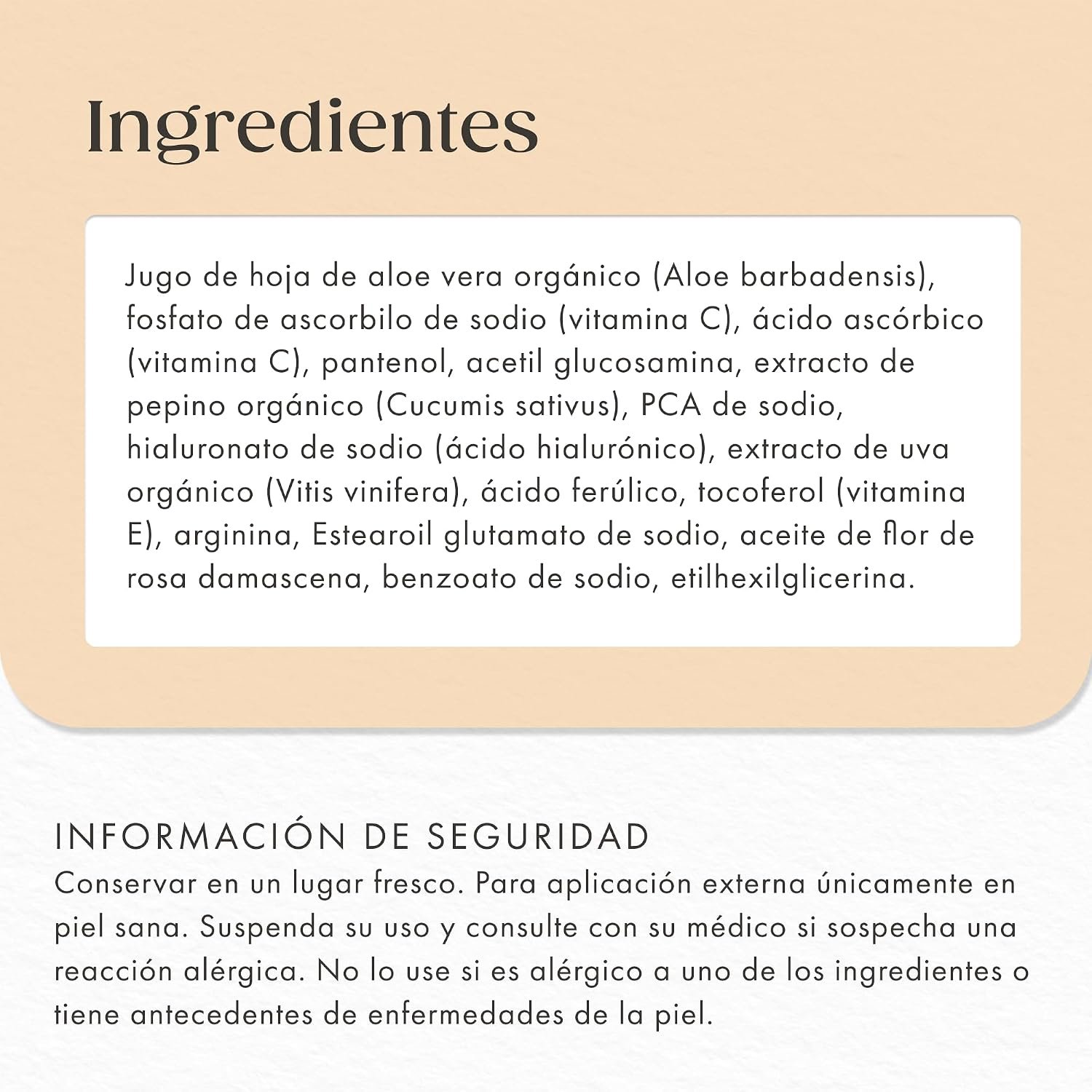 71qBKv9tQ+L._AC_SL1500_ Satin Naturel Serum Vitamina C con Acido Hialuronico 100ml - Serum Antimanchas Illuminador para el Rostro Contorno de Ojos y el Escote - Vitamina C Facial Skincare - Imagen 6