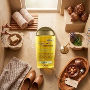 GX Argan Oil of Morocco Penetrating Oil, Aceite para el Pelo, 100 ml | Hidrata, Fortalece y Renueva, Pelo Sedoso y Brillante, Con Vitamina E y Antioxidantes, Sin Sulfatos, Cabello Seco y Dañado